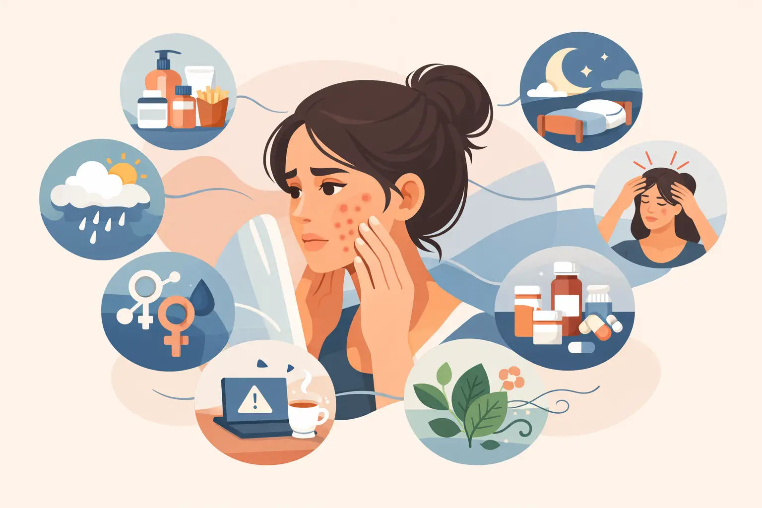What Causes Adult Acne Flareups? 9 Common Triggers