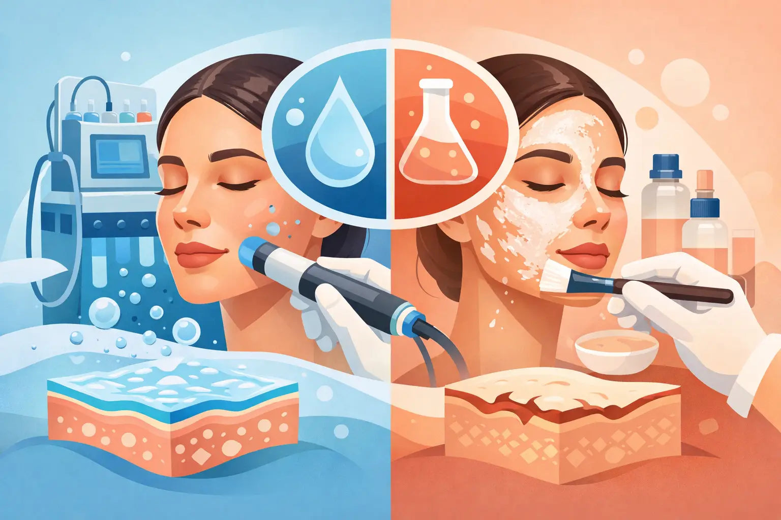 HydraFacial vs Chemical Peel: Which Fits?