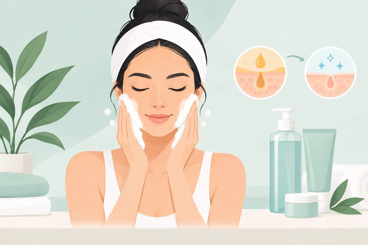 How to Cleanse Oily Skin Without Overdrying It